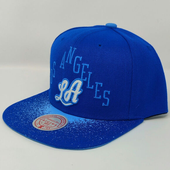 Mitchell & Ness Los Angeles Lakers Snapback Dodgers Blue Graffiti Hat OSFM NWT - Picture 5 of 6